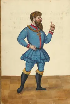 A Herald Wearing a Medal on a Chain, about 1560-1570. Creator: Unknown