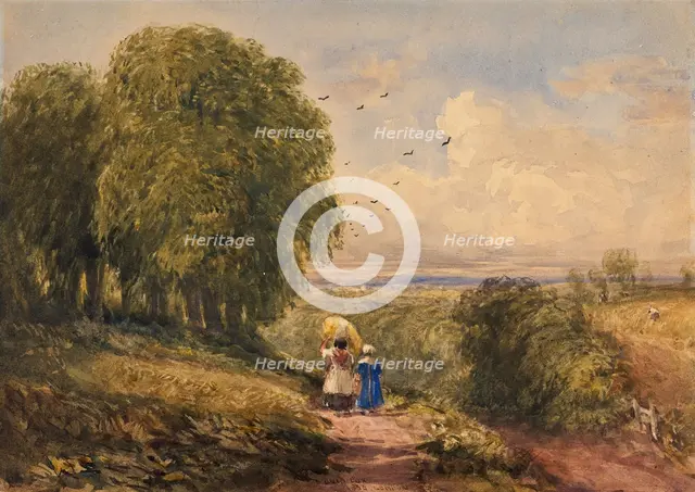 A Herefordshire Lane, 1834. Creator: David Cox the Elder.