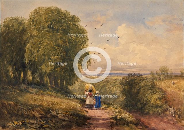 A Herefordshire Lane, 1834. Creator: David Cox the Elder.