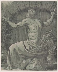 A hermit, 16th century., 16th century. Creator: Monogrammist YHS