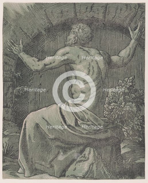 A hermit, 16th century., 16th century. Creator: Monogrammist YHS.