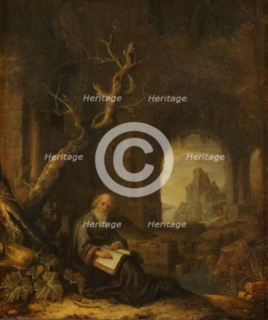 A Hermit in a Ruin, 1650-1668. Creator: Jan Adriaensz. van Staveren.