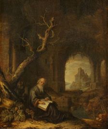A Hermit in a Ruin, 1650-1668. Creator: Jan Adriaensz. van Staveren
