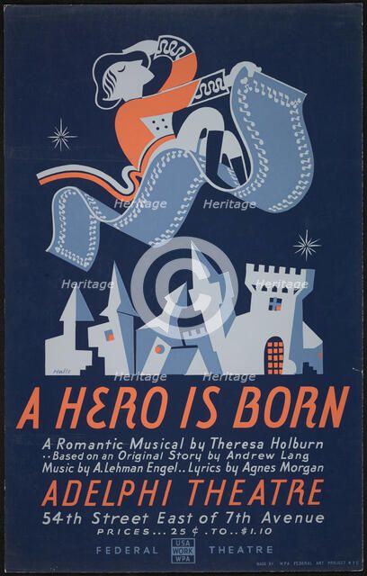 A Hero is Born, New York, [1930s]. Creator: Unknown.