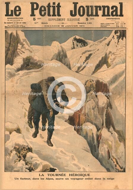 A heroic act, 1914. Creator: Unknown.