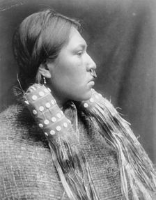 A Hesquiat maiden, c1910. Creator: Edward Sheriff Curtis
