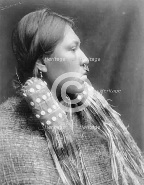 A Hesquiat maiden, c1910. Creator: Edward Sheriff Curtis.