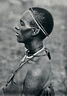 A Hima from Mpororo, Equatorial Africa, west of the Victoria Nyanza, 1912. Artist: Harry Johnston