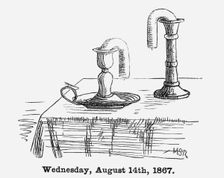 A Hint from The Whitebait 1867. Creator: Unknown
