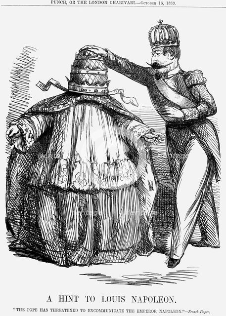 'A Hint to Louis Napoleon', 1859. Creator: Unknown.