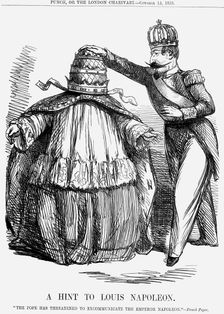 A Hint to Louis Napoleon 1859. Creator: Unknown