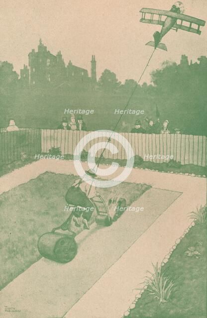 'A Hint to the Airman Home on Leave', c1918 (1919). Artist: W Heath Robinson.