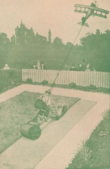 A Hint to the Airman Home on Leave c1918 (1919). Artist: W Heath Robinson