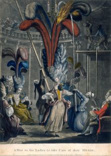A Hint to the Ladies to take Care of their Heads 1770s. Creator: Unknown