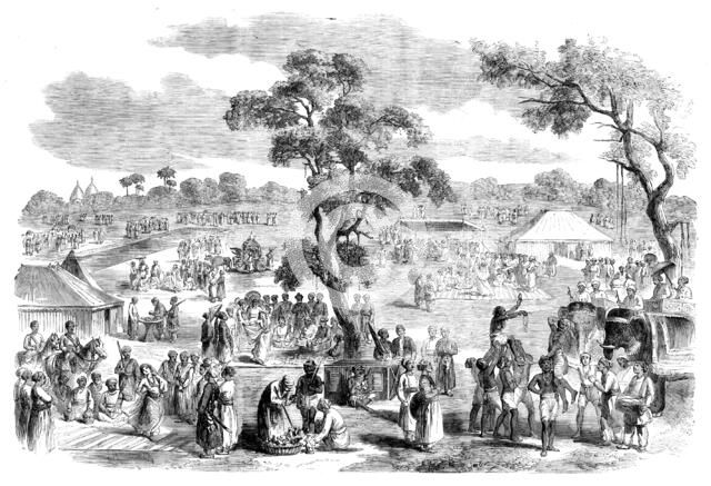 A Hindoo Fair, 1858. Creator: Unknown.
