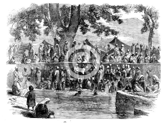A Hindoo Fair in Cashmere, 1858. Creator: Unknown.