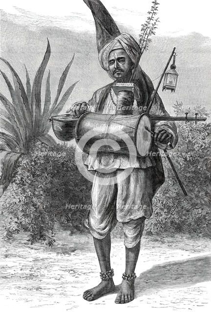 A Hindoo mendicant pilgrim, 1876. Creator: Unknown.