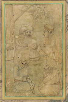 A Hindu and three Mahometans, 17th century. Creator: Unknown