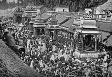 A Hindu religious procession, Madras, 1902. Artist: Wiele & Klein