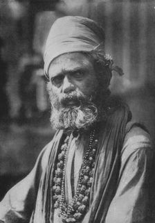 A Hindu Sanywassi or Religious Ascetic c1890, (1910). Artist: Alfred William Amandus Plate