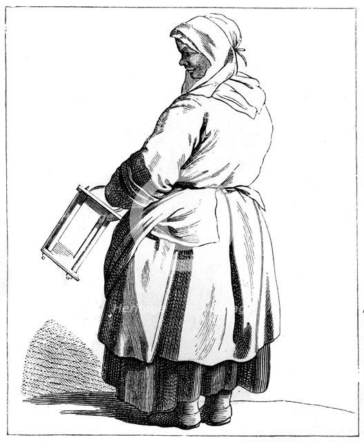 A Higgler, 1737-1742.Artist: Bouchardon