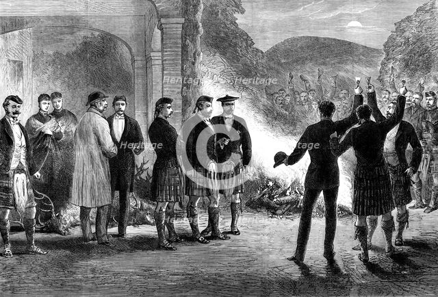 A Highland Welcome to the Prince of Wales, 1881. Creator: Unknown.