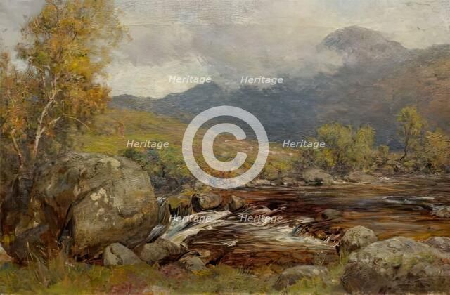 A Highland Burn, 1875-1899. Creator: Sir Ernest Albert Waterlow.