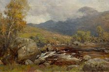 A Highland Burn, 1875-1899. Creator: Sir Ernest Albert Waterlow