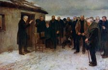 A Highland Funeral 1882, (1912).Artist: Sir James Guthrie