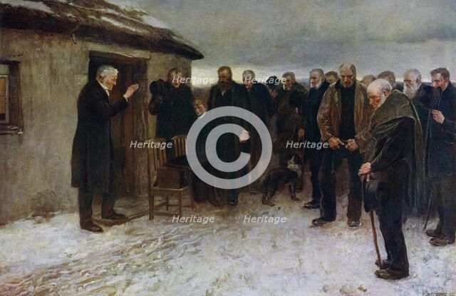 'A Highland Funeral', 1882, (1912).Artist: Sir James Guthrie