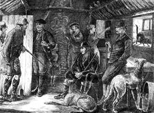 A Highland shelter in a storm, 1871. Creator: Joseph Swain