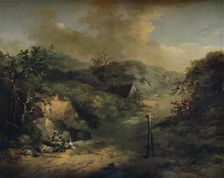 A Hillside with Tramps reposing c1793. Artist: George Morland