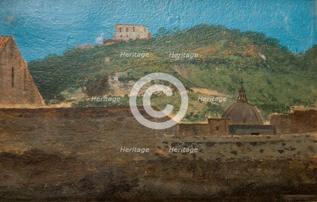 A Hilltop Near Naples, 1782. Creator: Thomas Jones.