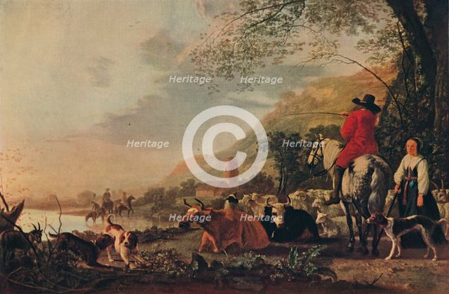 'A Hilly Landscape with Figures', c1655. Artist: Aelbert Cuyp.