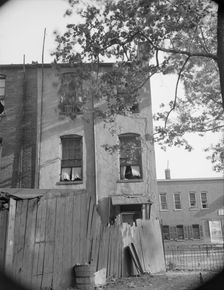 A home on Seaton Road in the Northwest area, Washington, D.C., 1942. Creator: Gordon Parks