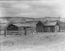 A home after the Utah pattern, Escalante, Utah, 1936. Creator: Dorothea Lange