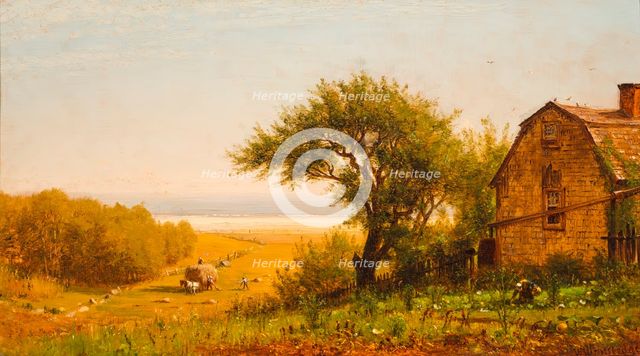 A Home by the Seaside (image 1 of 2), c1872. Creator: Worthington Whittredge.