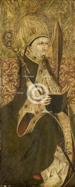 A Holy Bishop, 1475-1499. Creator: Anon.