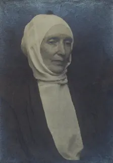 A Holbein woman, c1890. Creator: Frances S. Allen