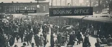 A Holiday Scene at Liverpool Street Station 1926
