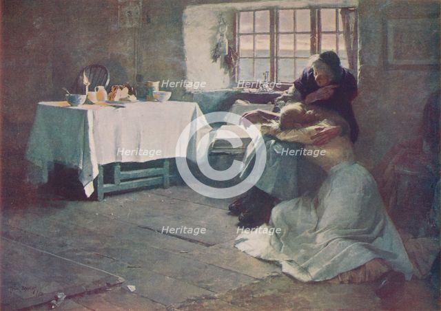 'A Hopeless Dawn', 1888, (c1915). Artist: Frank Bramley.