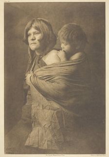 A Hopi Mother, 1921. Creator: Edward Sheriff Curtis