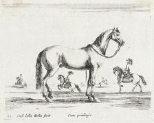 A Horse, 1641. Creator: Stefano della Bella