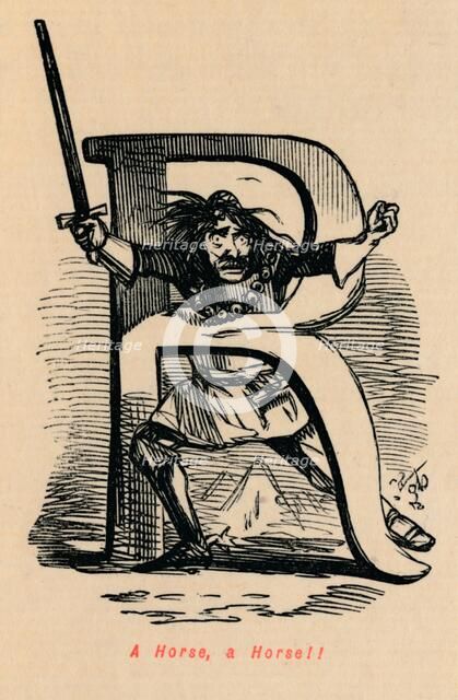 'A Horse, a Horse! !', . Artist: John Leech.