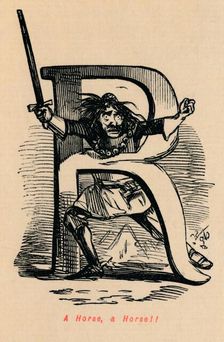 A Horse, a Horse! ! . Artist: John Leech