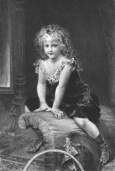 A Horse Back after Paul Jacques Aime Baudry c1880-83. Creator: Champollion