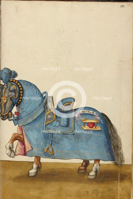 A Horse in Armor, about 1560-1570. Creator: Unknown.