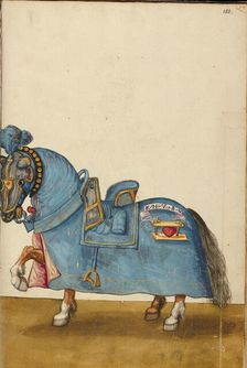 A Horse in Armor, about 1560-1570. Creator: Unknown