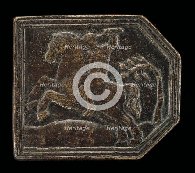 A Horseman, 15th century. Creator: Unknown.