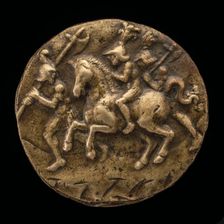 A Horseman and Two Soldiers, late 15th - early 16th century. Creator: Pseudo Melioli
